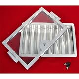 Metal 8 Row Casino Table Chip Tray with Cover and Lock