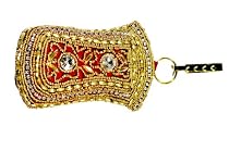  Christmas Gift for Women a Colorful Stylish Handmade Cloth Mobile Phone Pouch with Embelishments