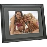 SUNPAK 13IN PHOTO FRAME BLACK WOOD REMOTE