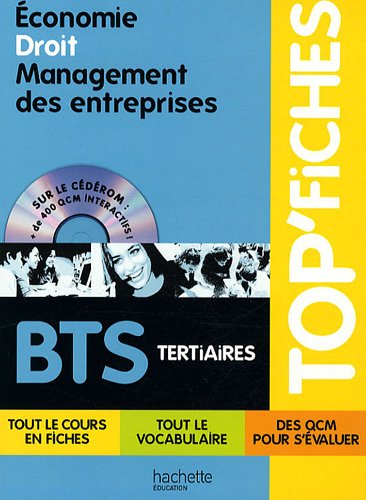 Economie Droit Management des entreprises BTS tertiaires