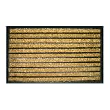 UPC 788460011643 product image for Entryways Striped Recycled Rubber and Coir Doormat, 18 by 30-Inch | upcitemdb.com