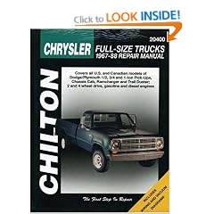 Chrysler Full Size Trucks (1967-88) (Chilton total car care)