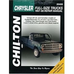 Chrysler Full Size Trucks (1967-88) (Chilton total car care)
