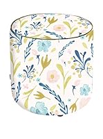 APOLENA Fodera Pouf (Blanco/Multicolor)