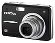 Pentax Optio A40 Digitalkamera (12 Megapixel, 3-fach opt. Zoom, 6,4 cm (2,5 Zoll) Display, Bildstabilisator) schwarz
