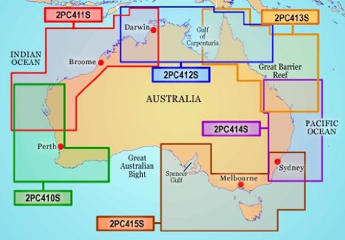 Garmin BlueChart g2 - Admiralty G. WA to Cairns, JUL 08 (PC412S), Garmin Data 010-C0641-00