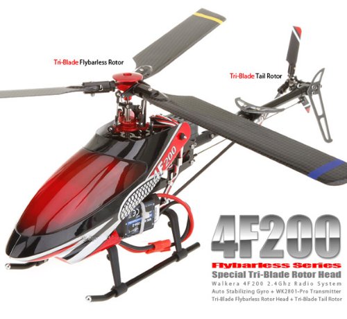 51 WEs7TFIL Walkera 4F200 6 Channel RC Helicopter with WK2801 Pro RTF