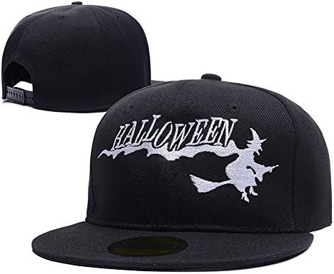 Halloween Witch Logo Adjustable Snapback Embroidery Hats Caps