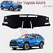 Great-luck Dashboard Cover Mat Custom Fit Dashboard Protector,Dash Cover Easy Installation, Reduces Glare,for Toyota RAV4(2019-2020)