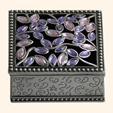 Jewelled trinket box - Square