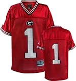 adidas - Georgia Bulldogs Youth -No. 1- Replica Chase Football Jersey