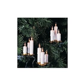 Kurt Adler Triple Candle Light Set with 16