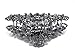Black Austrian Crystal Hematite tone metal Bow hair claws clips pins H1379