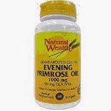 Evening Primrose Oil 1000 Mg, By Natural Wealth - 60 Softgels