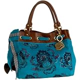 Juicy Couture Iconic Velour Scottie Sunrise Tote