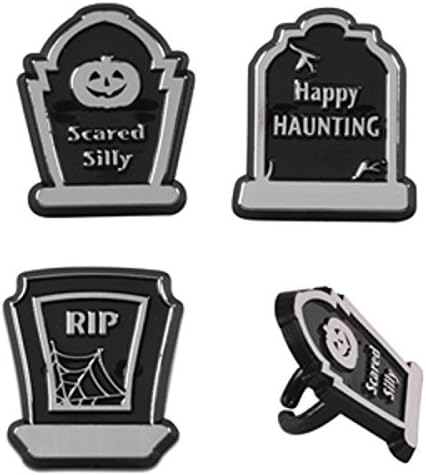 Gravestone Tombstone Assorted Cupcake Rings - 24 count - National Cake Supply