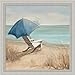 Summer Vacation I by Carol Robinson Adirondack Chair Beach Scene Art Print Framed Picture