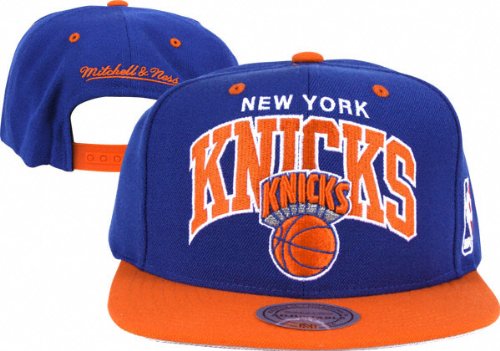 New York Knicks Mitchell & Ness Hardwood Classics Team Arch 2-Tone Snapback Hat