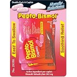 Handy Solutions Pepto Bismol  Mini 4ct, 4 tabs  Packages (Pack of 12)