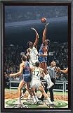 Boston Celtics/Philadelphia 76ers - "Jumpball" - Large - Framed Giclee