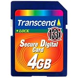 Transcend - Flash memory card - 4 GB - 133x - SD