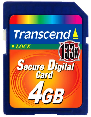 Transcend SDカード 133倍速 4GB TS4GSD133