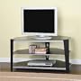 Textured Black 40" Plasma TV Stand
