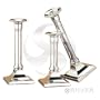 "Empire Sterling Plain Border Column Candlesticks/1 Pair - 7-1/8"""