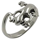Gecko Wrap - Sterling Silver Ring Size 10