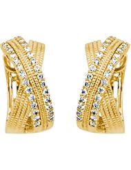 14K Yellow Gold Diamond Hoop Earrings - 0.50 Ct. -- LIFETIME WARRANTY