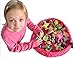 Elife Pink 18 Inch Nylon Kids Toy Storage Bag Organizer Box and Play Mat Toy Quick Pouch