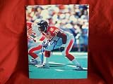Jonathan Ogden Autographed Baltimore Ravens Pro Bowl 8x10 Photo, Proof Photo of Jonathan Signing for Us.