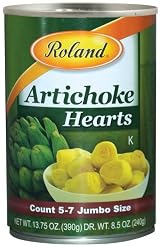 Roland Artichoke Hearts, 13.75-Ounce Tins (Pack of 12)