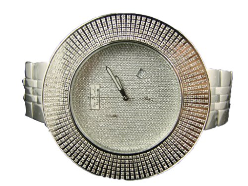 NEW MENS JOJINO BY JOE RODEO JRPT15 5.1 CT 6 ROW BEZEL DIAMOND WATCH