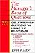 The Manager's Book of Questions: 751 Great Interview Questions for Hiring the Best Person
