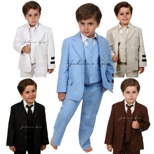 Boys Cotton Linen Suit From Baby to Teen
