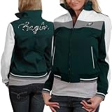 Philadelphia Eagles Ladies Midnight Green Bonded Softshell Full Zip Jacket (X-Large)