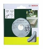 Bosch Zubeh&ouml;r 2607019473 Diamanttrennscheibe f&uuml;r Fliesen, &Oslash; 125 mm