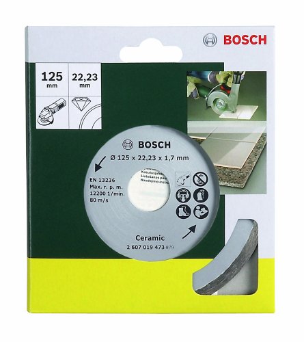 Bosch Zubeh&ouml;r 2607019473 Diamanttrennscheibe f&uuml;r Fliesen, &Oslash; 125 mm