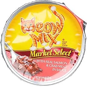 Meow Mix Market Select Salmon and Crab Meat in Sauce by Meow Mix