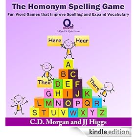 The Homonym Spelling Game: Fun Word Games that Improve Spelling and Expand Vocabulary (QuizFit Educational Games and Books for Kids)