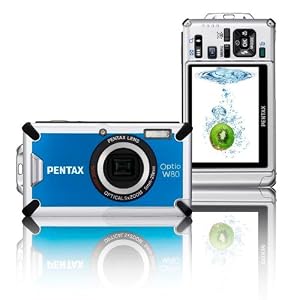 Pentax Optio W80  Azure Blue Sale Best Price