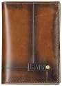 Levi's Men's Full Grain Leather Duofold Wallet