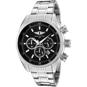 I By Invicta Men’s 89083-002 Chronograph Black Dial Stainless Steel Watch