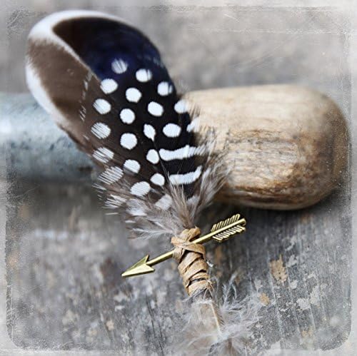 Boho Wedding Boutonniere - Feather Lapel Pin by Luxe And Luster