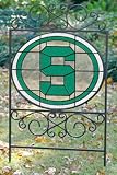 Sports Team Stnd Glss Yard Sgn 38hx20w Michigan State
