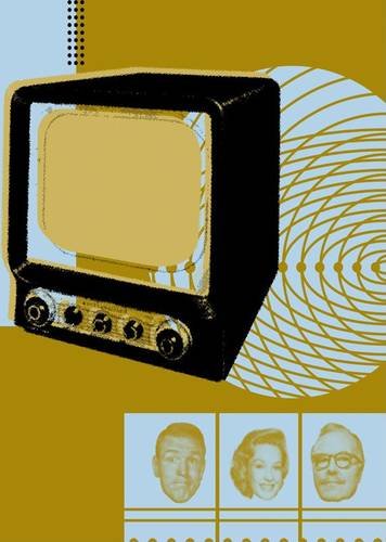 Poster retro television in der Größe (BxH): 70 x 100 cm