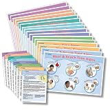 Sign2Me Early Learning, Reminder Series Set 16-Laminated Placemats/Posters in English, German and ASL (American Sign Language) (English and German Edition)