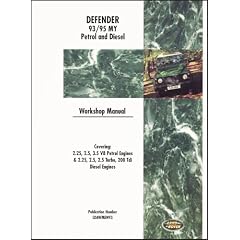 Land Rover Defender 93/95: My Petrol and Diesel Workshop Manual (Workshop Manual Land Rover)