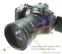 Wide-Angle Lens with Adapter Tube for Canon PowerShot S3is or S5is